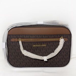 NWT✨MICHAEL KORS Jet Set Large Logo Crossbody Bag